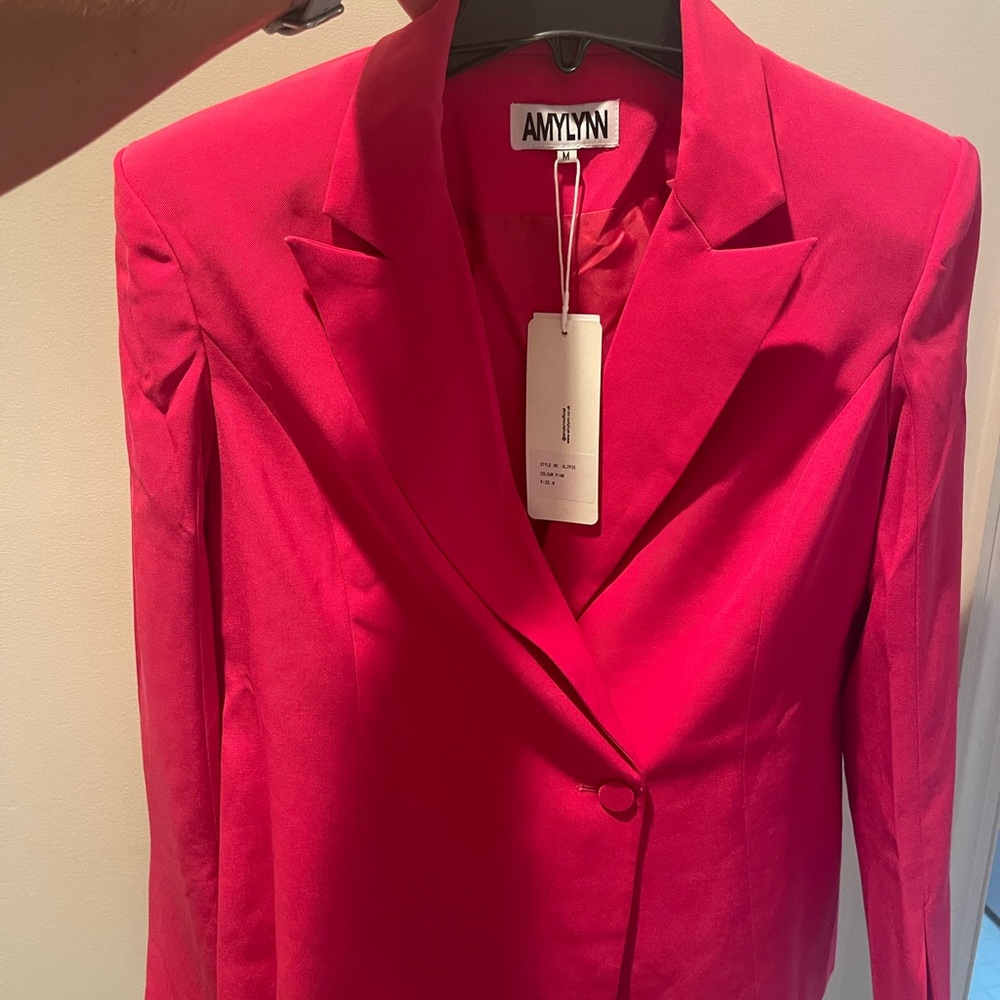 Amy Lynn blazer with shoulder pads